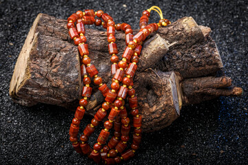 Jade and agate crafts beautifully carved using traditional techniques