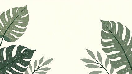 Contemporary Monstera Leaf Art for Nature-Inspired Spaces