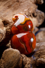 Jade and agate crafts beautifully carved using traditional techniques