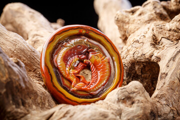 Jade and agate crafts beautifully carved using traditional techniques