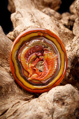 Jade and agate crafts beautifully carved using traditional techniques