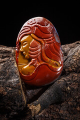 Jade and agate crafts beautifully carved using traditional techniques