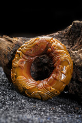 Jade and agate crafts beautifully carved using traditional techniques
