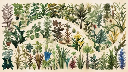 100 Plant Species Artwork for Education and Nature Lovers