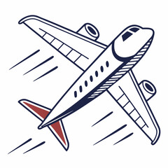 🛫 Download a Free Flight-Themed Vector Illustration for Your Projects!