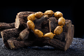 Jade and agate crafts beautifully carved using traditional techniques