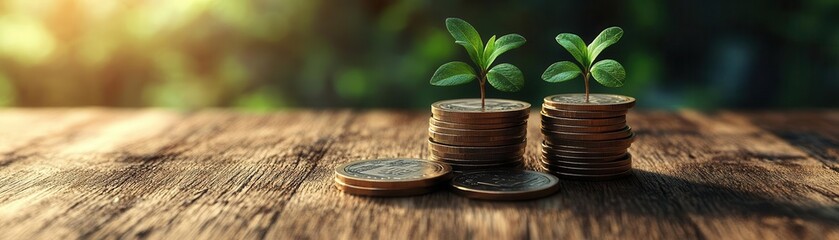 mutual funds flat design top view wealth management 3D render