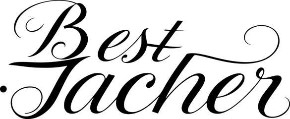 best teacher typography art