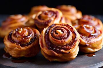maple bacon cinnamon swirls