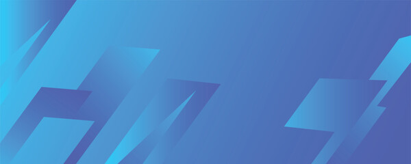 Obraz premium Blue abstract minimalist gradient background with geometric shapes .Colorful abstract background .with futuristic concept background for flyer, banner