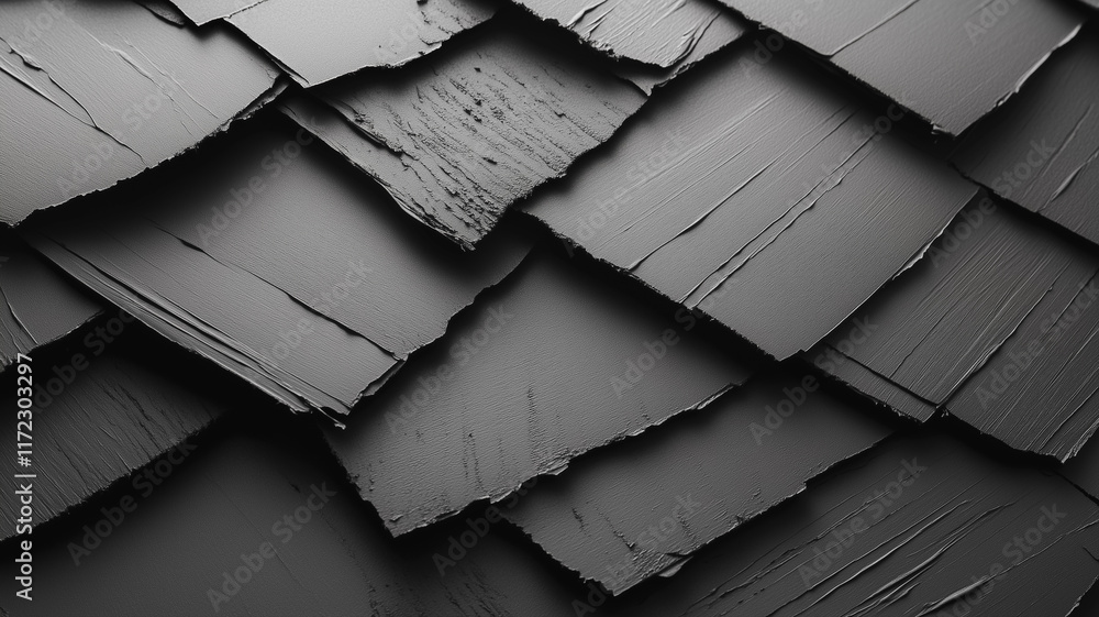 Poster dark graphite texture: abstract monochrome background with layered, textured strokes of dark grey, c
