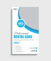 Dentist or Dental Care Social Media Instagram Story Template
