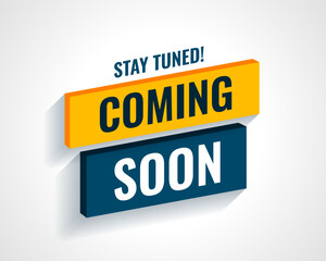 coming soon stay tuned modern template for web store marketing