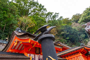 和歌山県　那智大社の風景(2024年12月)