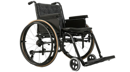 Fototapeta premium wheelchair isolated on white background 