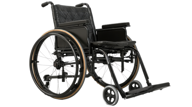 wheelchair isolated on white background 