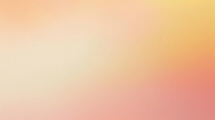 Obraz premium Soft cream, pastel yellow, and dusty rose gradient with noise texture, delicate abstract background. elegant designs, minimalist themes, and creative projects