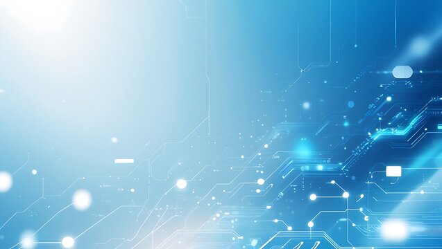 abstract blue technology background , Futuristic Abstract Blue Technology Background with Digital Data Elements, Modern Blue Tech Background with Digital Grid and Light Effects