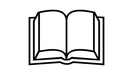 Books symbol icon black color in white background