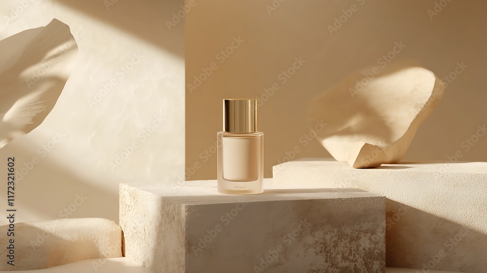Poster minimal abstract mockup background for product