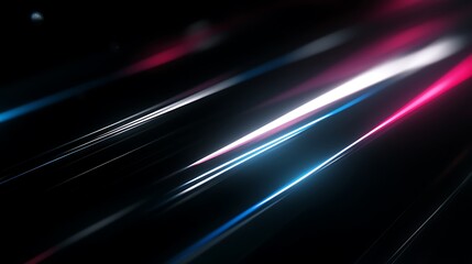 Abstract Diagonal Light Streaks in Vivid Colors