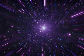 Fototapeta premium Creative glowing purple metaverse space background Generative AI