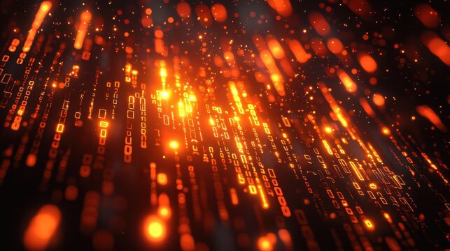 Securing digital environments a comprehensive guide to cybersecurity concepts featuring glowing digital locks