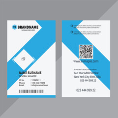 General business id card template