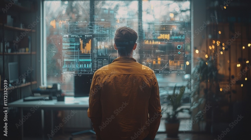 Leinwandbilder Utilizing holographic interfaces to enhance productivity in modern office environments from a user perspective
