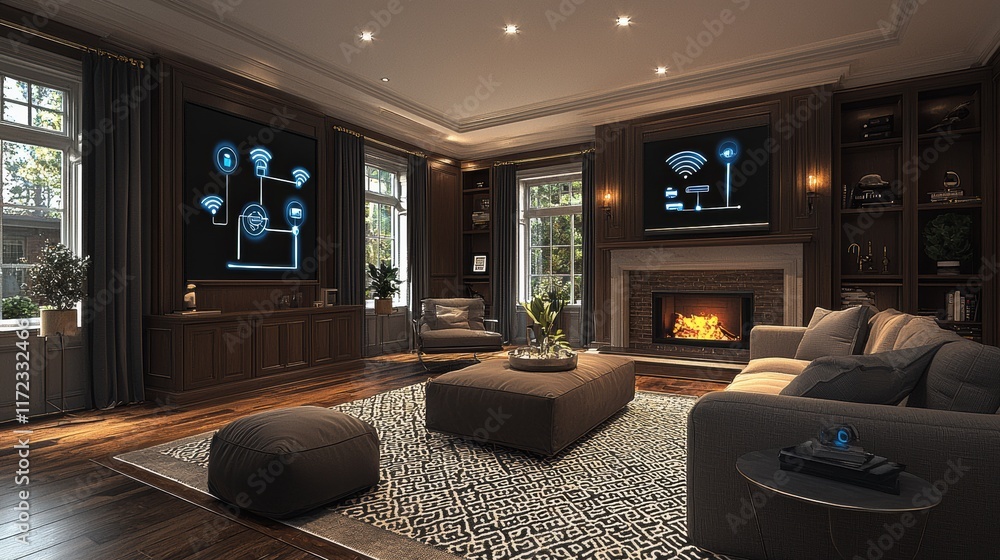 Aufkleber transforming everyday living smart home automation through advanced iot technology standards in mode