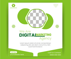  Business social media post square digital. Marketing banner template.