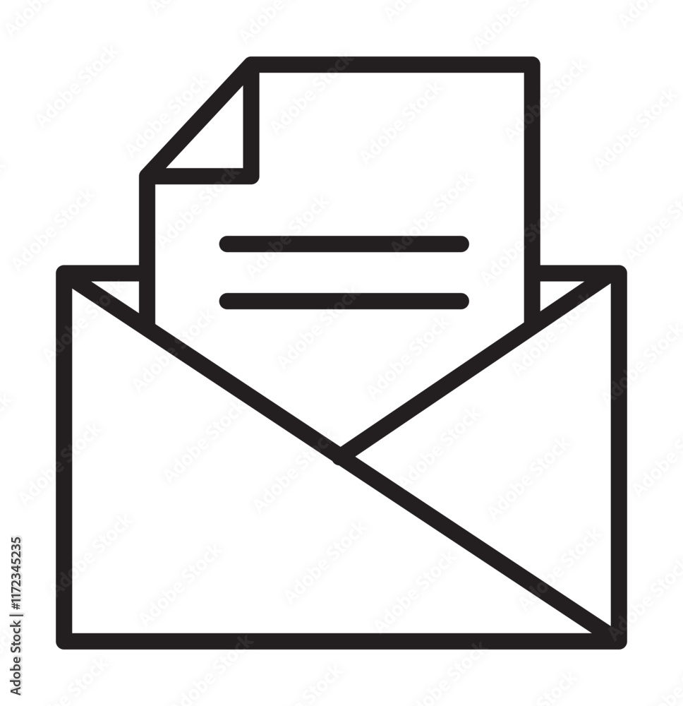 Poster print mail icon. email sign. envelope vector set. send message sign. received message. isolated mail