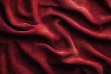Obraz premium Deep red suede texture background textile design studio setting close-up view luxury concept for visual appeal