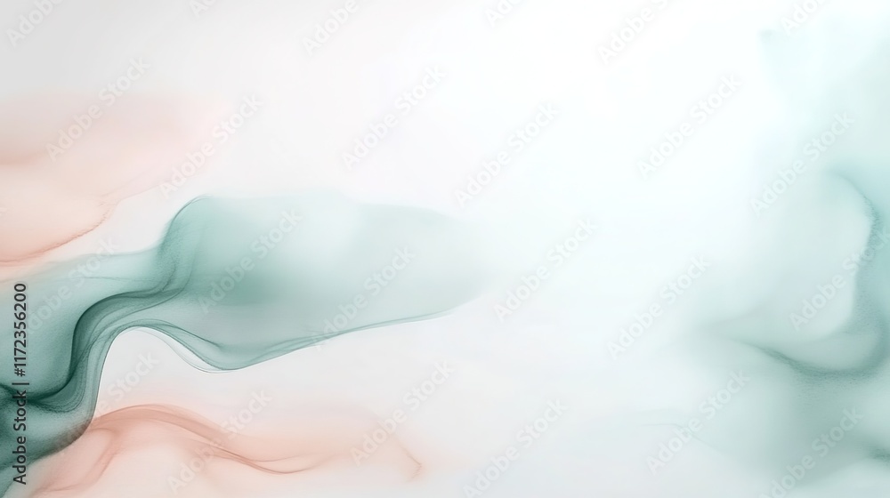 Poster soft abstract flowing colors background for design projects