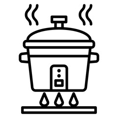 Steam Cooker Icon