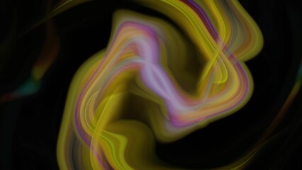 Abstract yellow color smooth silky liquid background