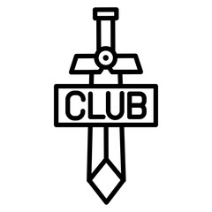 Fencing Club Icon