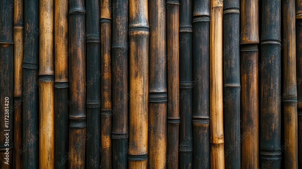 Poster bamboo texture background showcasing rich color variation and natural grain patterns in a grunge sty