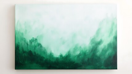 A fresh green canvas with subtle transitions from mint to emerald, clean and nature-inspired