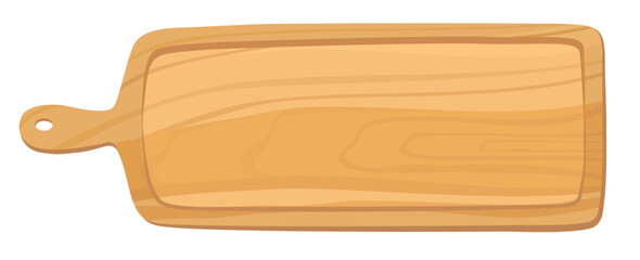 Frame of wooden serving board. Platter, Plates. Hand drawn vector illustration.