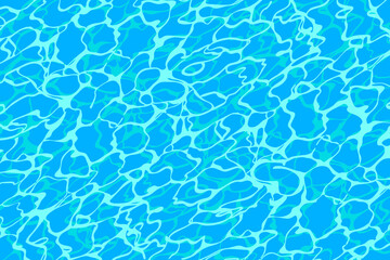 vector summer cartoon illustration of sea water