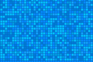 vector cartoon swimming pool blue tiles abstract illustration. 
