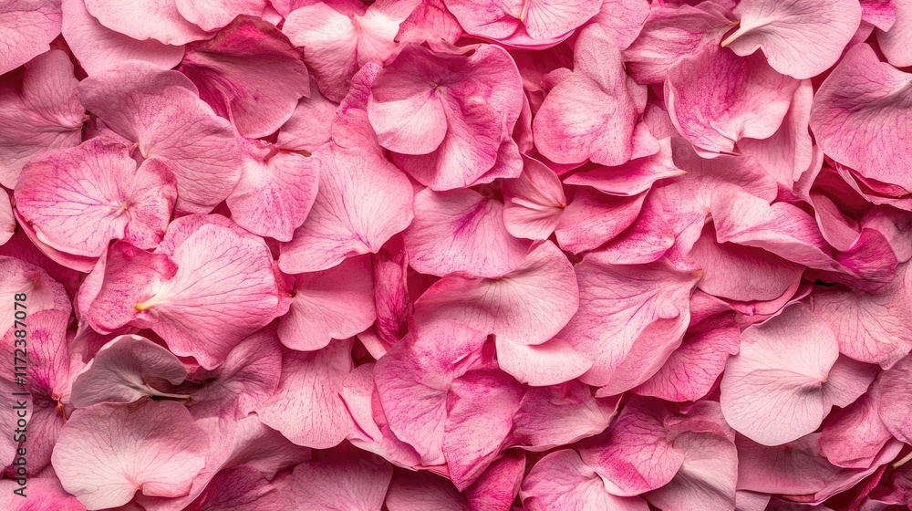 Poster close-up of delicate pink floral petals creating a soft and vibrant textured background suitable for