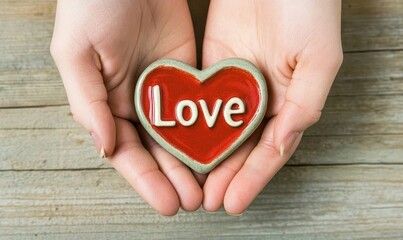 Obraz premium Hans holding 