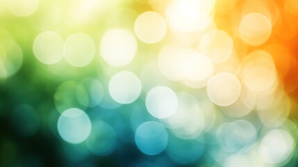 Obraz premium Vibrant Bokeh Background with Colorful Circles and Soft Focus Effect