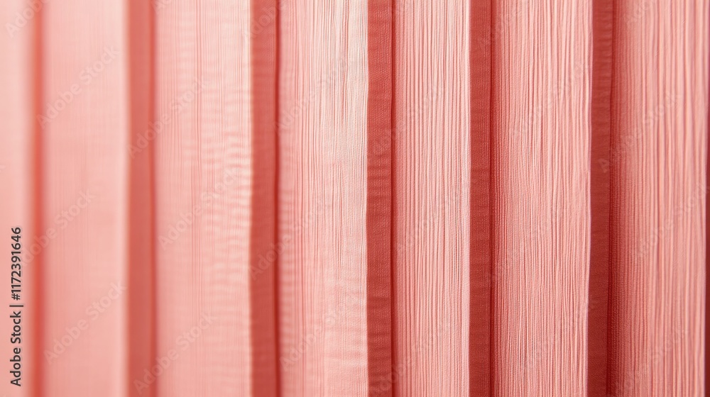 Leinwandbilder Textured pink paper background with vertical stripes ideal for creative projects and design applications