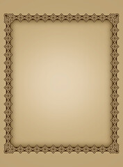 Vintage background with ornamental frame.