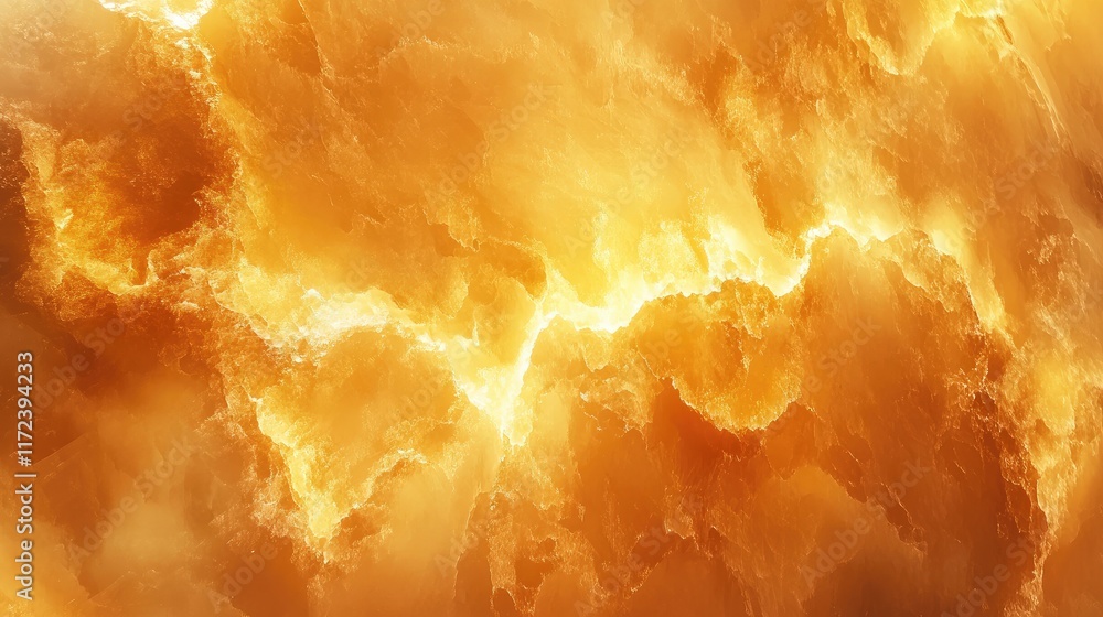 Poster golden abstract marble texture with luminous veins creating a luxurious and artistic background idea
