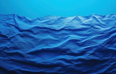 Obraz premium Stunning Blue Fabric Texture, Ideal Background for Graphic Design