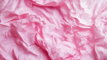 Fototapeta premium Crumpled pink paper texture background for creative designs and presentations